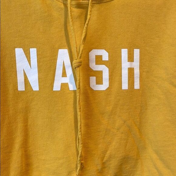 Nash Gold Graphic Cropped Hoodie - Picture 2 of 6